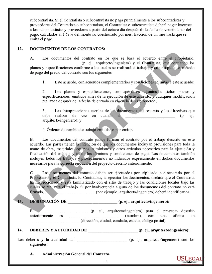 Preview Contrato Comercial para Contratista