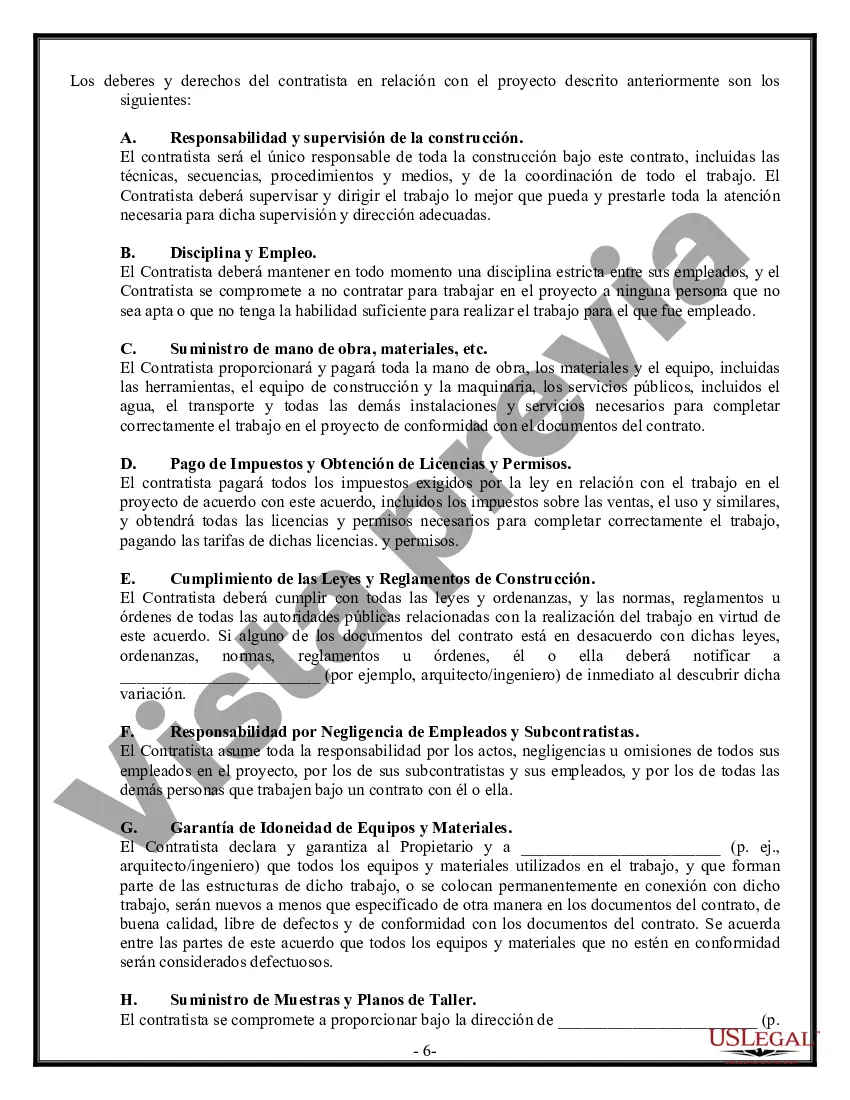 Preview Contrato Comercial para Contratista