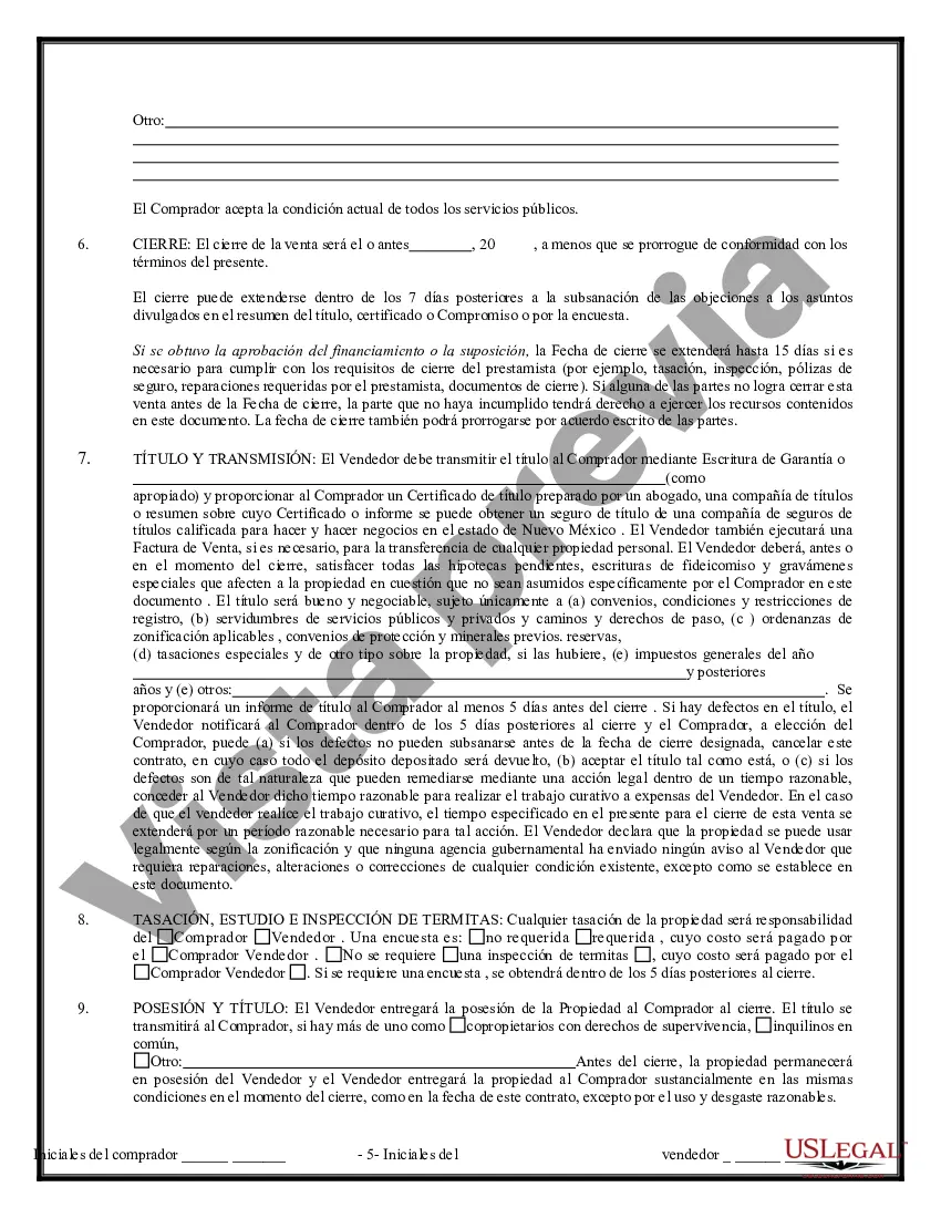 Preview Contrato de Compraventa de Bienes Inmuebles sin Corredor para Acuerdo de Venta de Casa Residencial