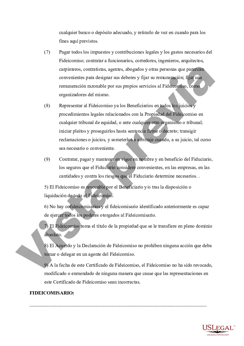 Preview Certificado de Confianza