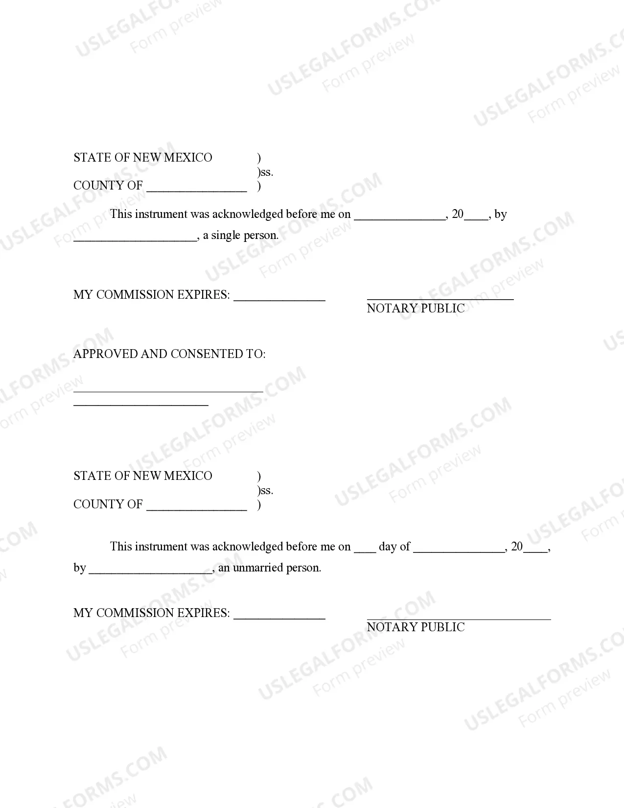 Preview Seller's Consent to Sell Under Real Estate Contract