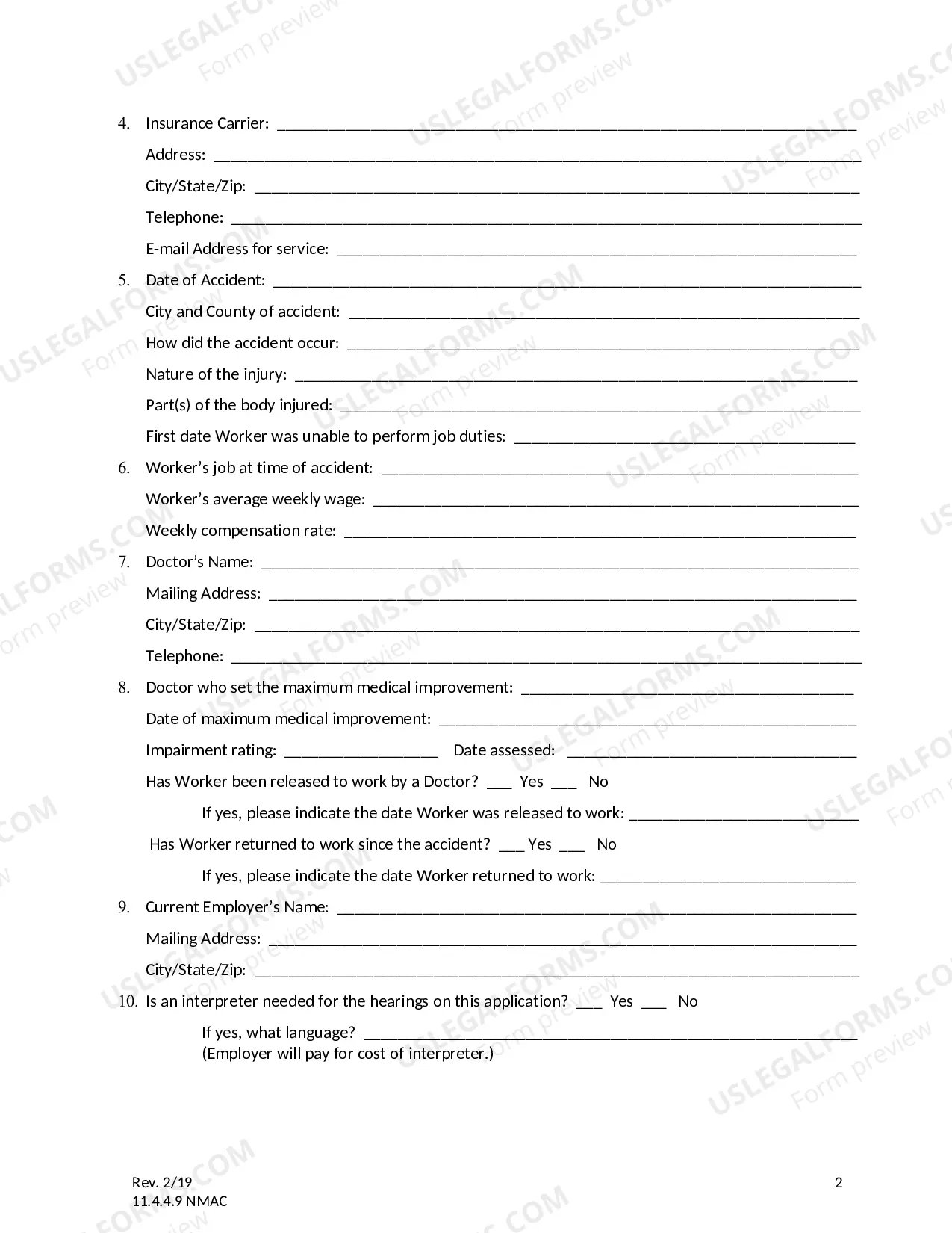 Preview Petition for Lump Sum Payment