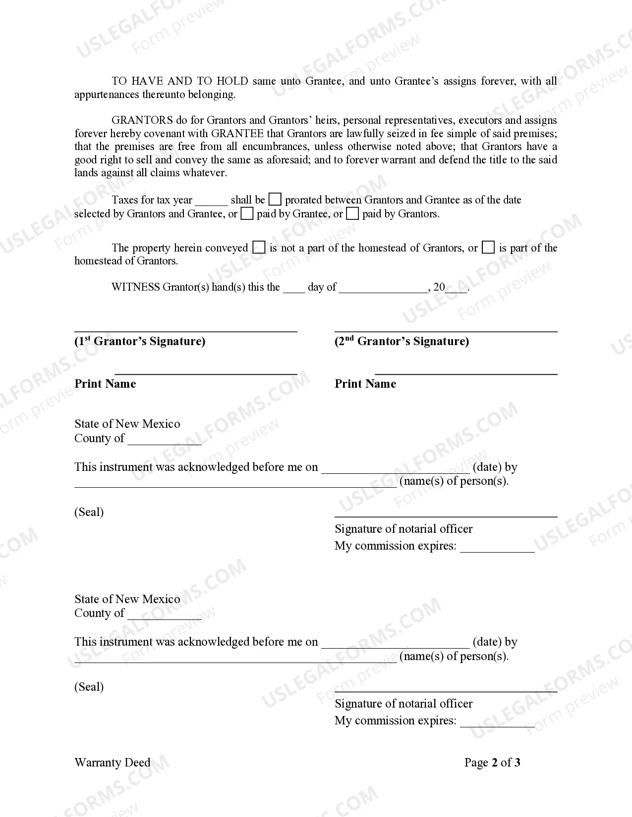 Preview Warranty Deed from Husband and Wife to an Individual