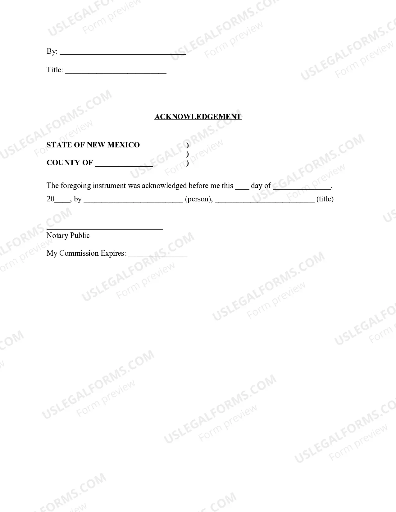 Preview Grant of Drainage Easement