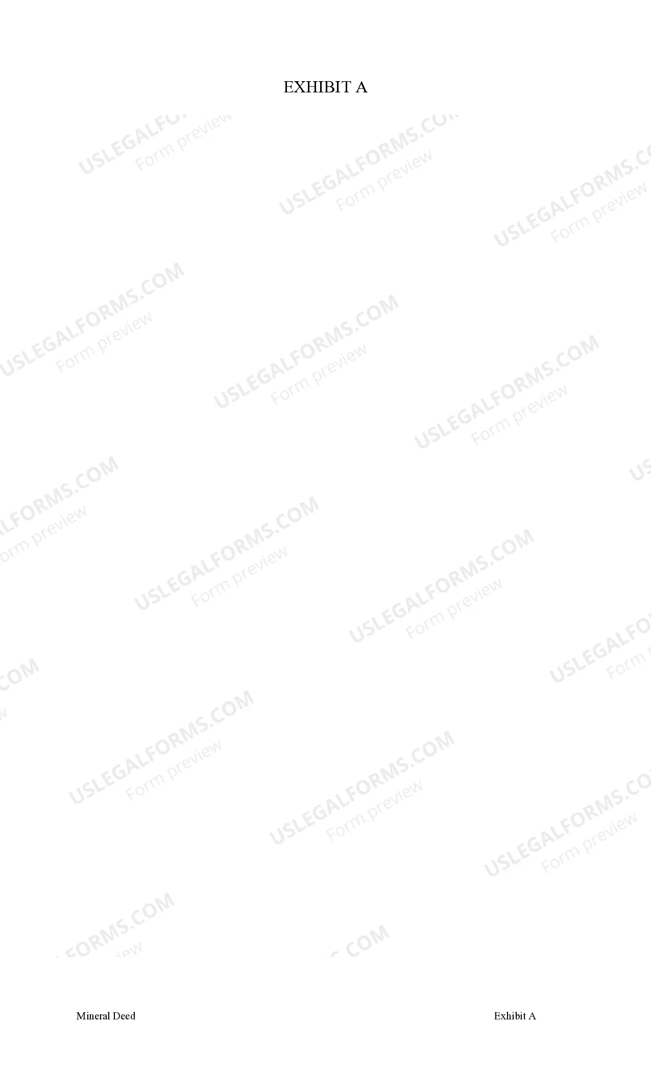 Preview Mineral Deed - Individual to Husband and Wife