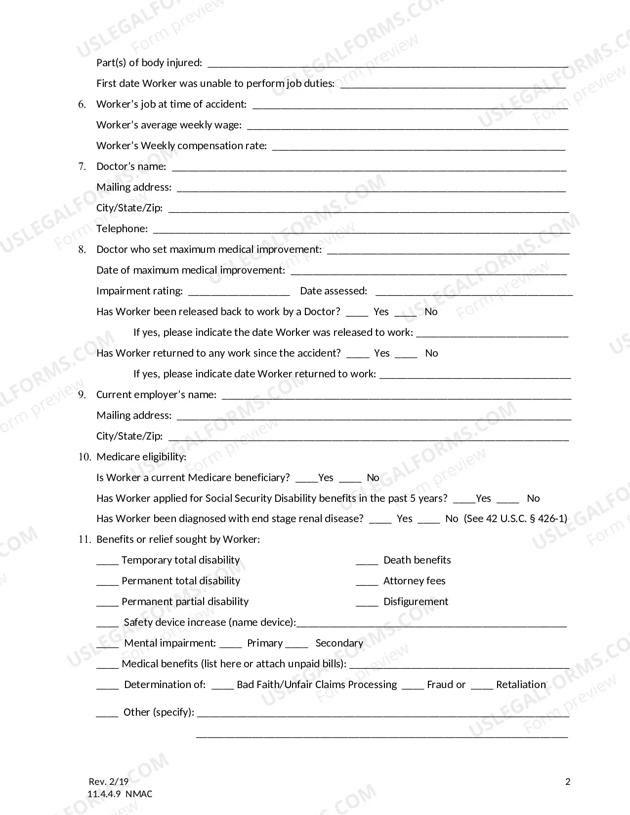 Preview Summons For Workers Compensation Complaint