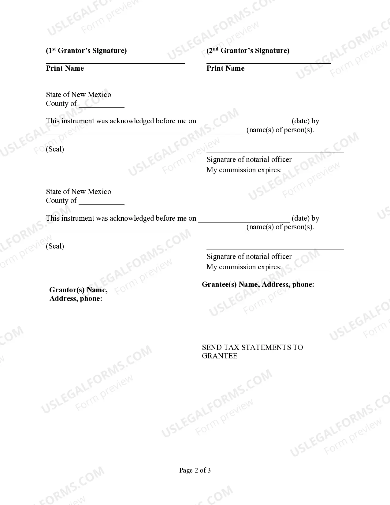 Preview Interspousal Transfer Deed - Individual to Individual