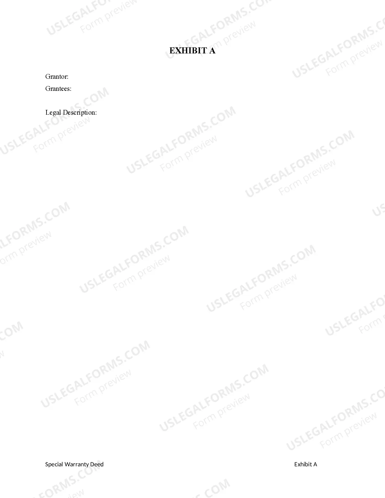 Preview Special Warranty Deed - Individual to Two Individuals