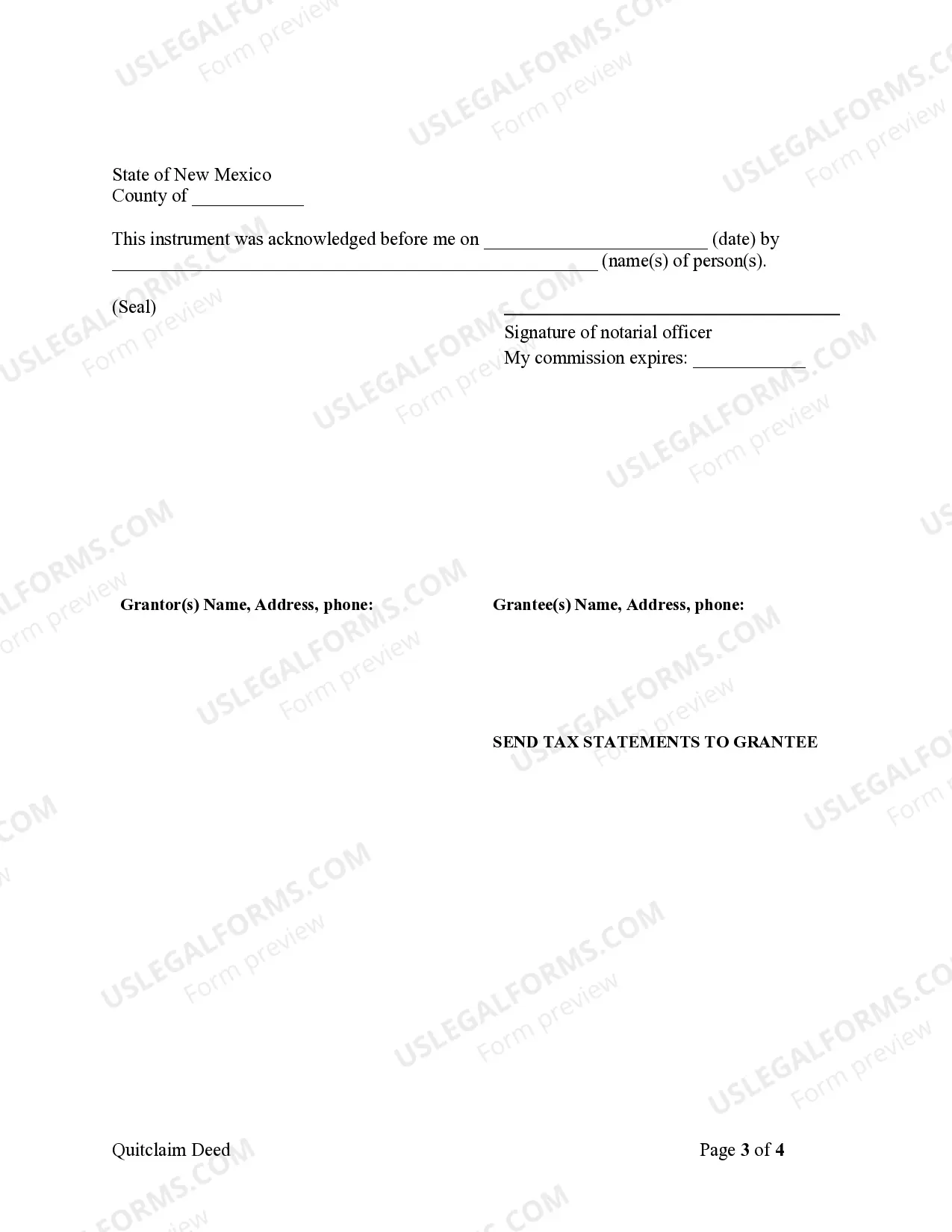 Preview Quitclaim Deed by Two Individuals to Husband and Wife