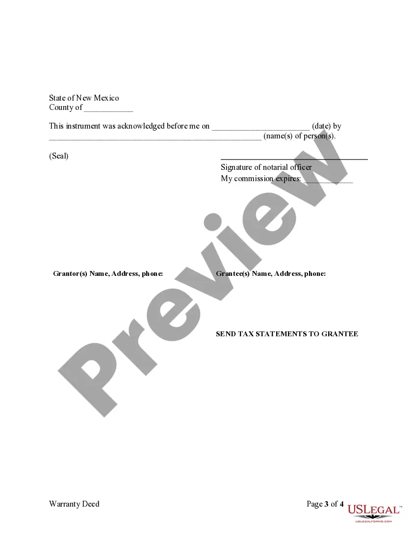 Preview Warranty Deed from two Individuals to Husband and Wife