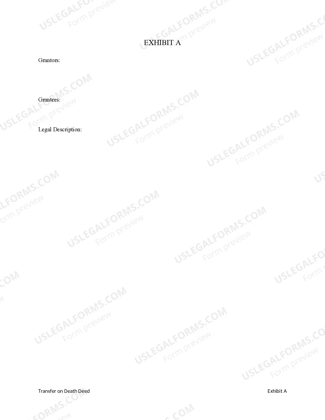 Preview Transfer on Death Deed from Two Individuals / Husband and Wife to Two Individuals / Husband and Wife