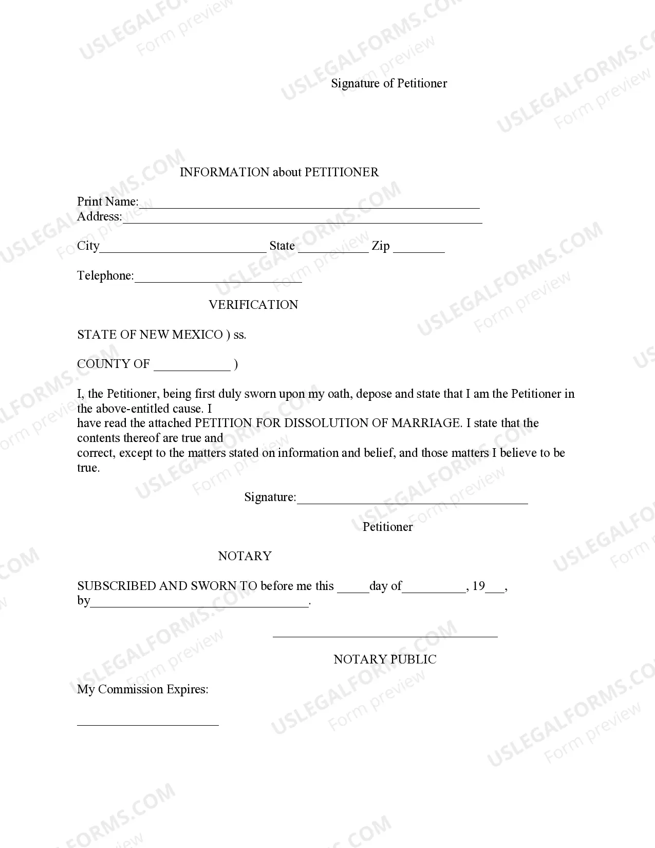 Preview Divorce Kit - No Children