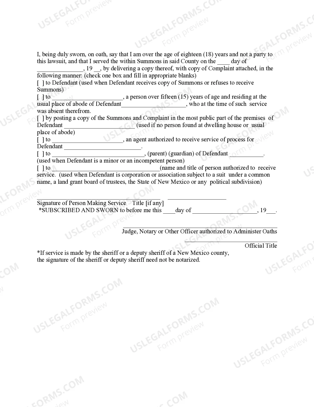 Preview Divorce Kit - No Children