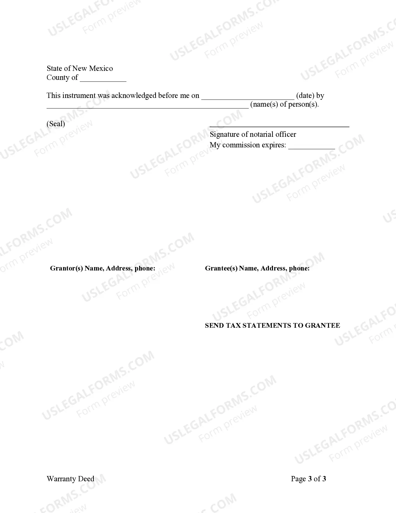 Preview Warranty Deed from two Individuals to Corporation