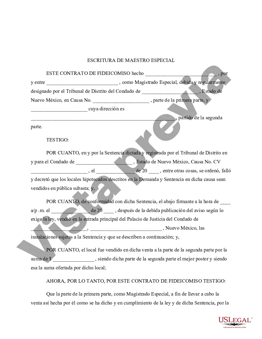 Preview Informe del Maestro Especial