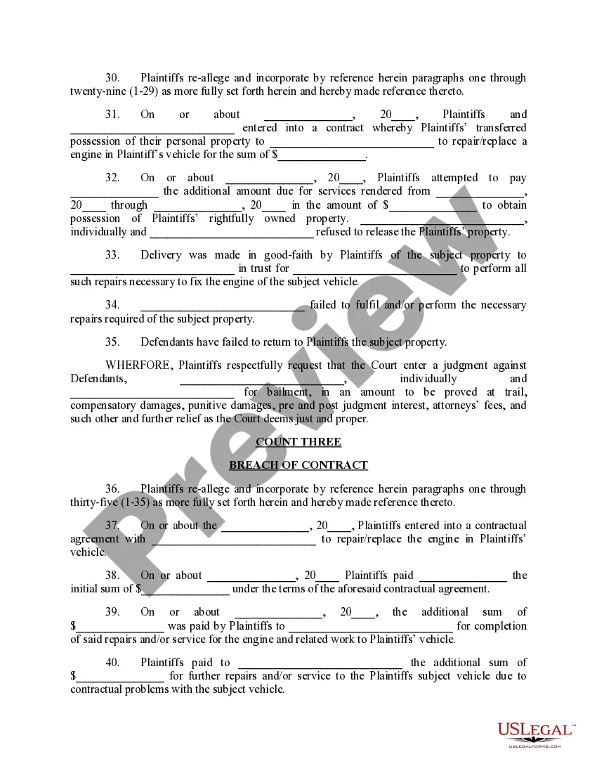 Get Complaint for Damages and Injunctive Relief Preview Complaint for Damages and Injunctive Relief