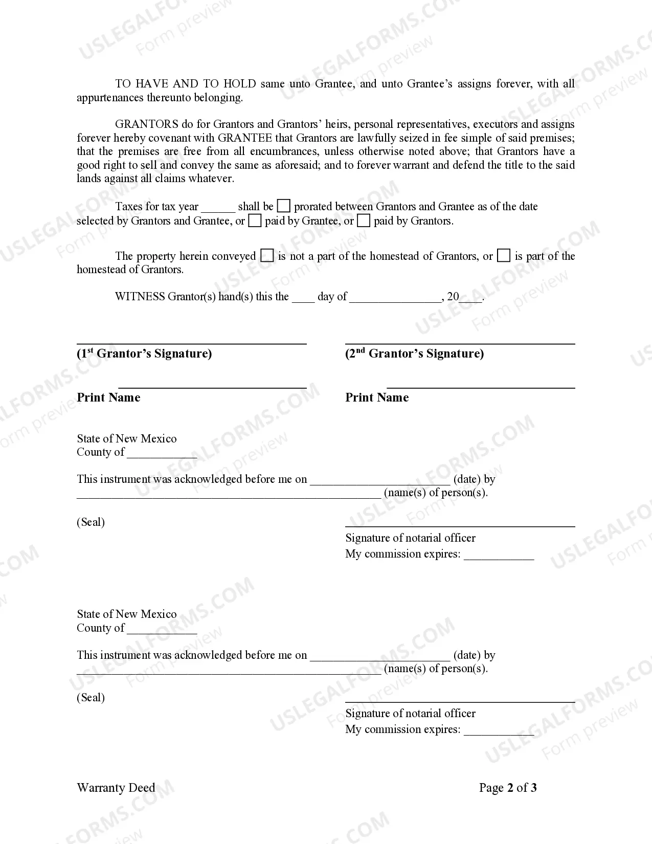 Preview Warranty Deed from Husband and Wife to Corporation