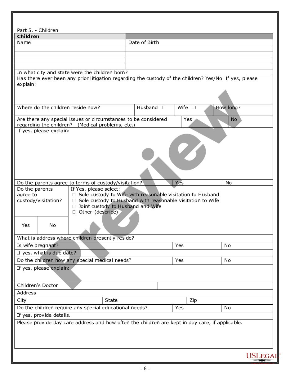 New Mexico Divorce Worksheet And Law Summary For Contested Or Uncontested Case Of Over 25 Pages 5317