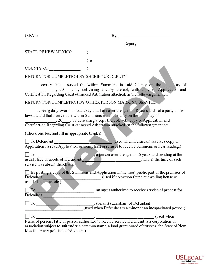 Get Summons and Notice of Hearing on Application for Preliminary Injunction Preview Summons and Notice of Hearing on Application for Preliminary Injunction