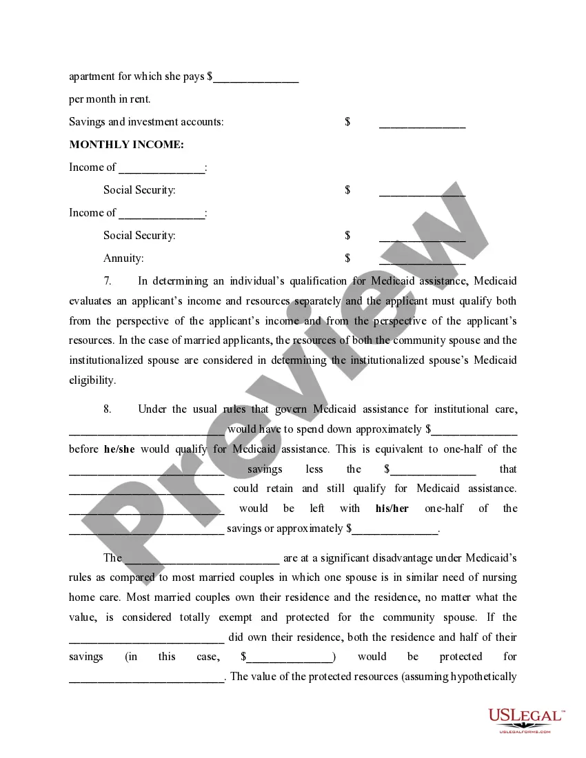 Get Petition for Court Ordered Support of Community Spouse Preview Petition for Court Ordered Support of Community Spouse