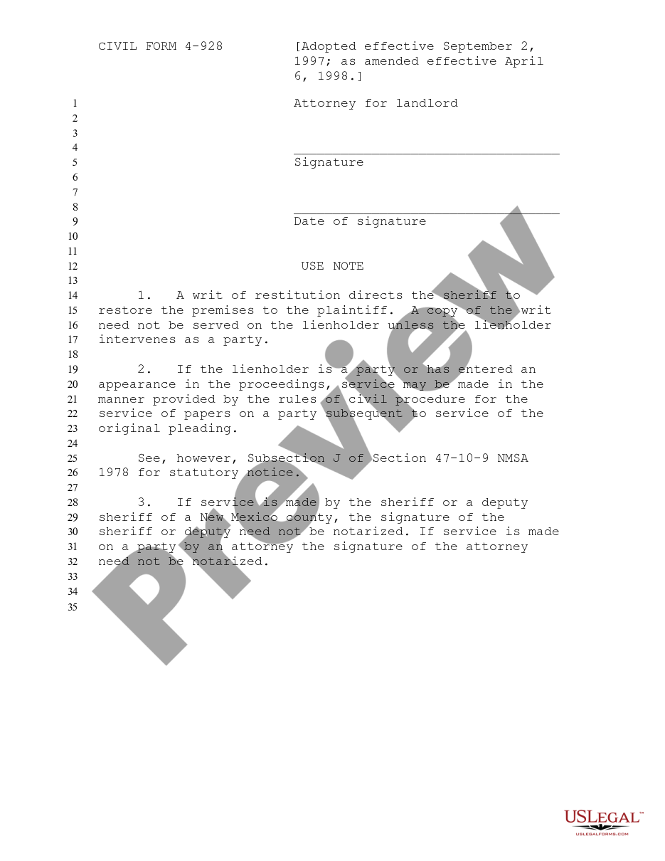 page 4 Notice to Lienholder of Mobile Home Judgment - Mobile Home Park Act preview