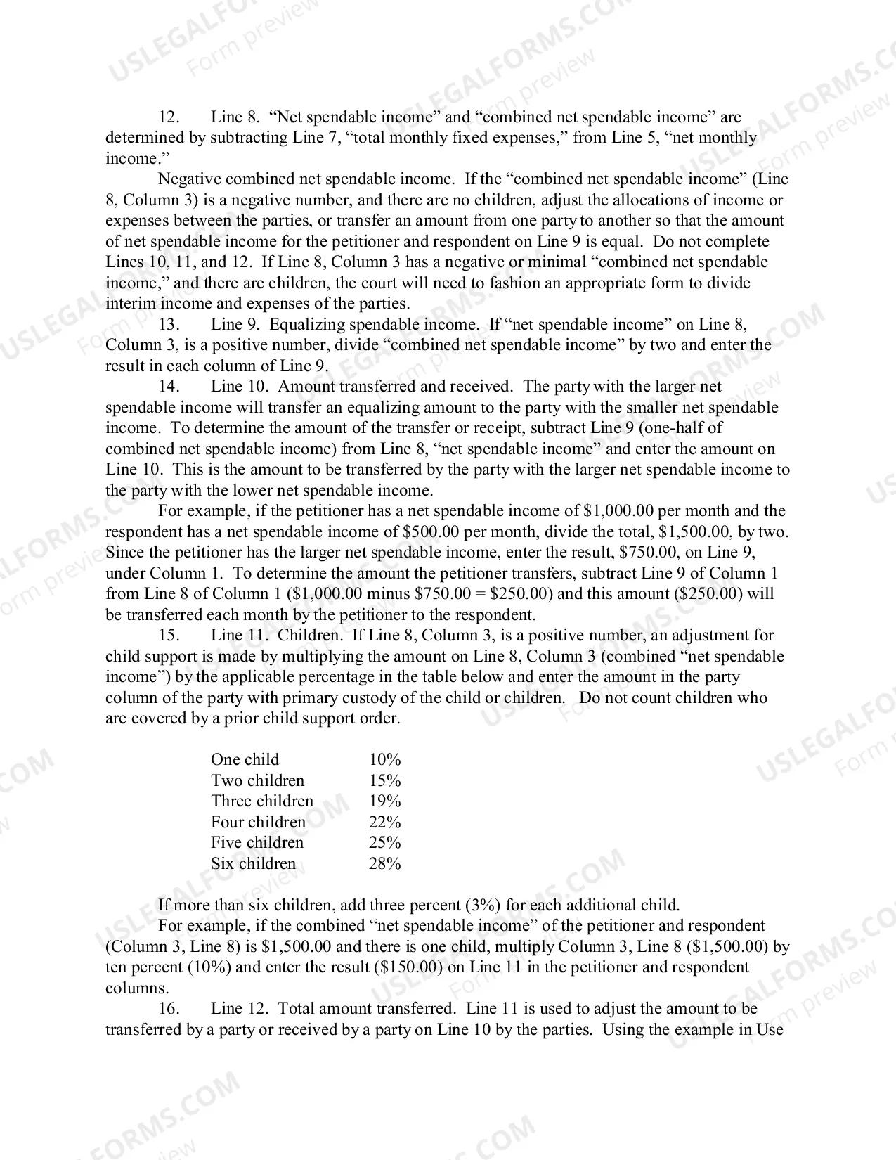 Preview Interim Monthly Income and Expenses Statement