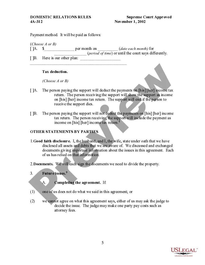 Preview Certificate as to the State of the Record - Domestic Relations Actions
