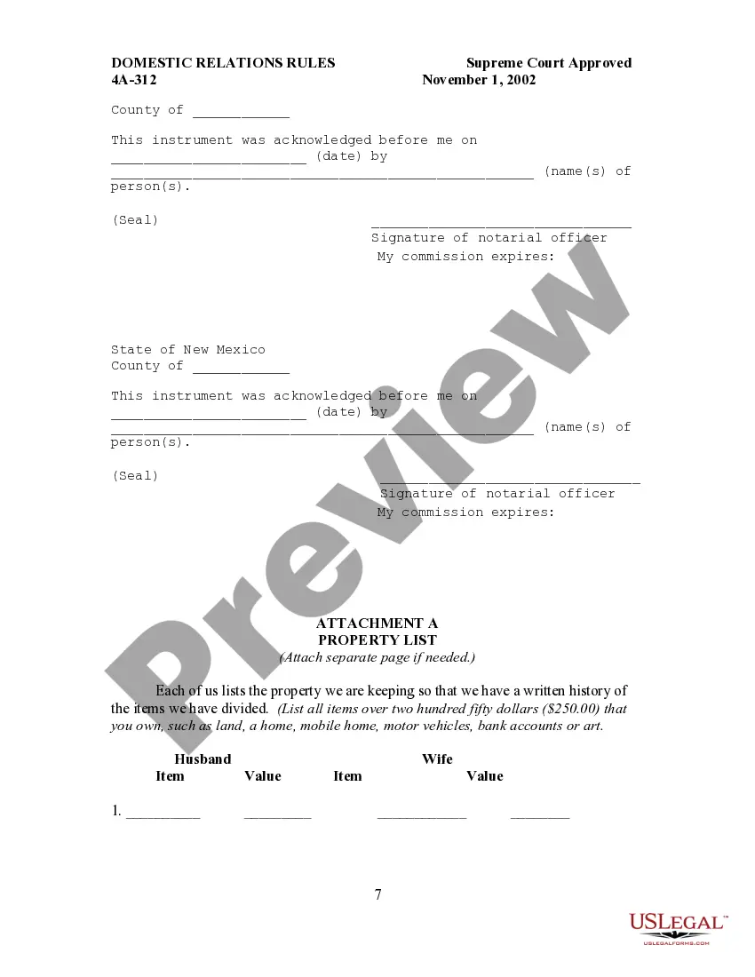 Preview Certificate as to the State of the Record - Domestic Relations Actions