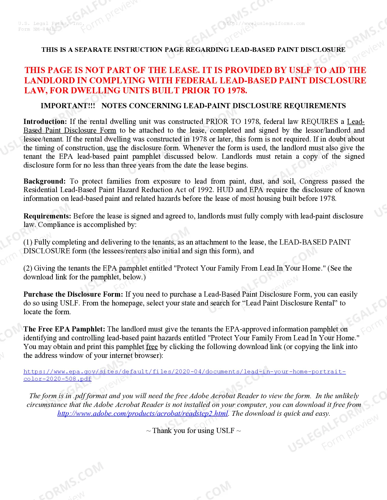 Preview Residential Rental Lease Agreement