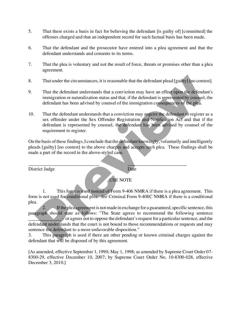 page 3 Plea and Disposition Agreement - District Court preview