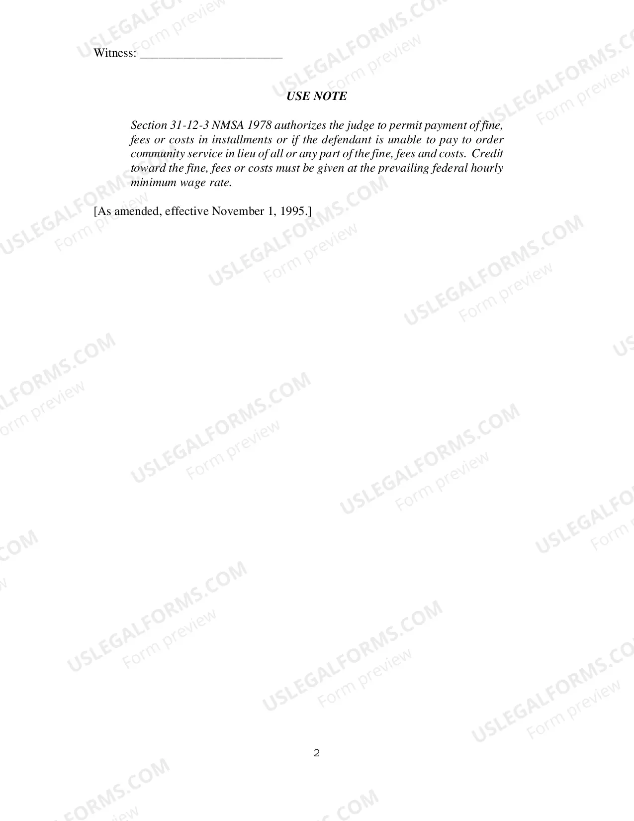 Preview Agreement to Pay