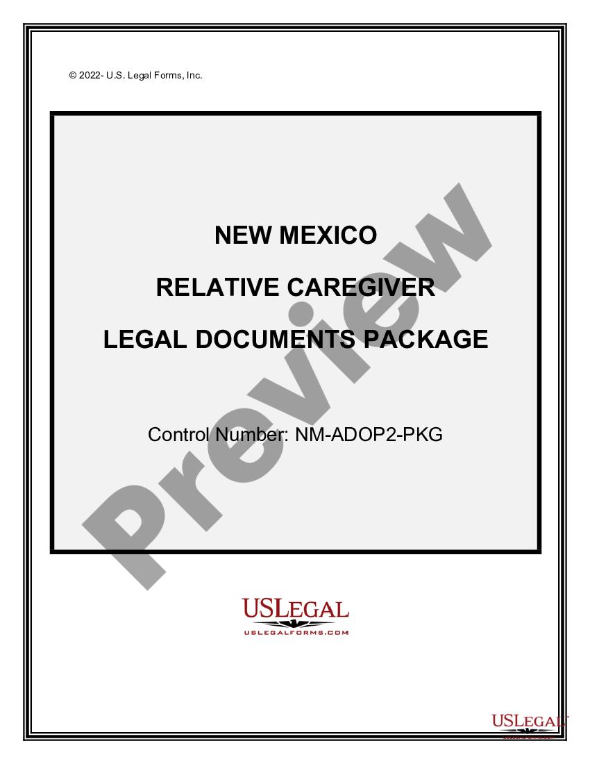 New Mexico Legal Guardianship Forms Us Legal Forms 1471