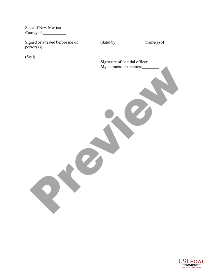 New Mexico Acknowledgment Withholding Employer Login US Legal Forms