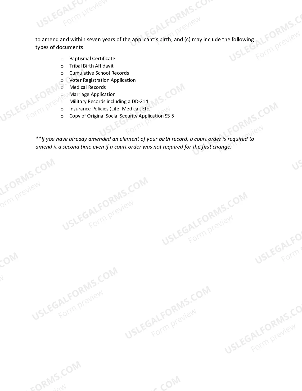 Preview FAQ Regarding Vital Records and Real ID - Adult Name Change - Bernalillo County Only