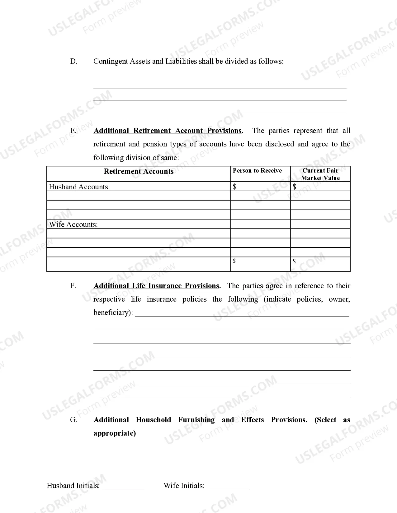 Preview Marital Domestic Separation and Property Settlement Agreement Minor Children Parties May have Joint Property or Debts effective Immediately