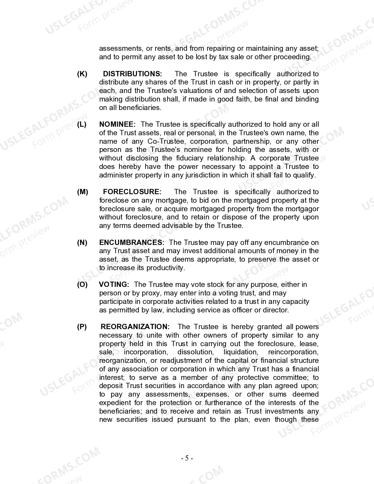 Preview Living Trust for Husband and Wife with Minor and or Adult Children