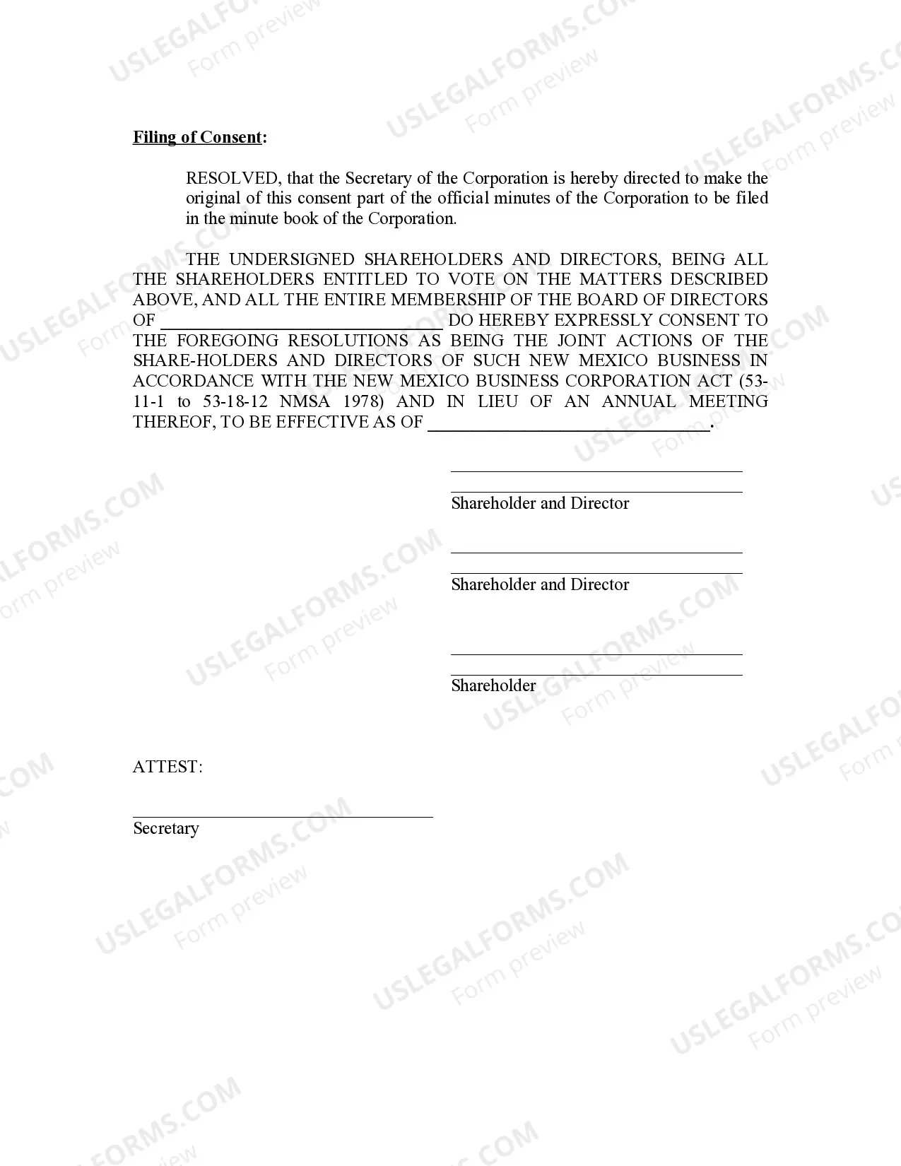 Preview Annual Minutes