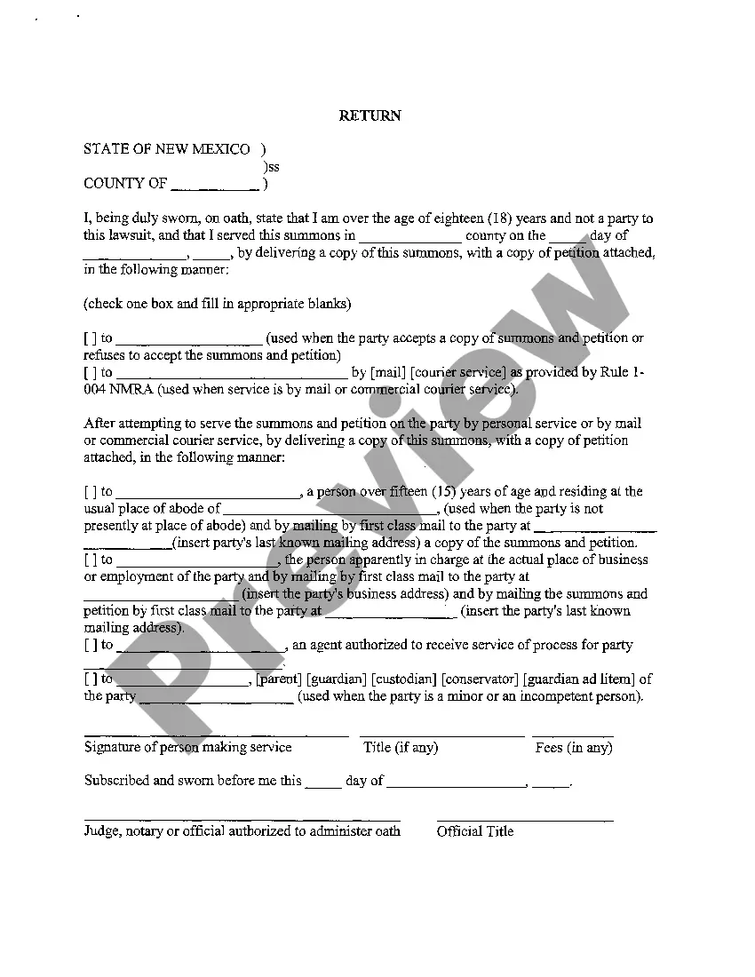 Preview Name Change Instructions and Forms for a Minor Child - Los Alamos County Only