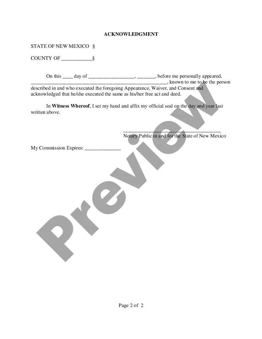 Preview Name Change Instructions and Forms for a Minor Under Age 14 - Grant, Luna, and Hidalgo Counties Only