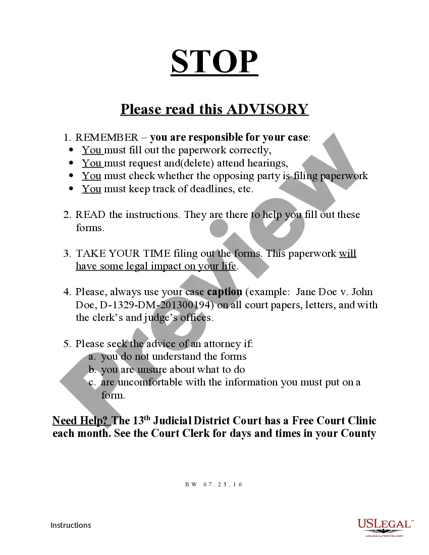 Preview Name Change Instructions and Forms for an Adult - Cibola, Sandoval and Valencia Counties Only