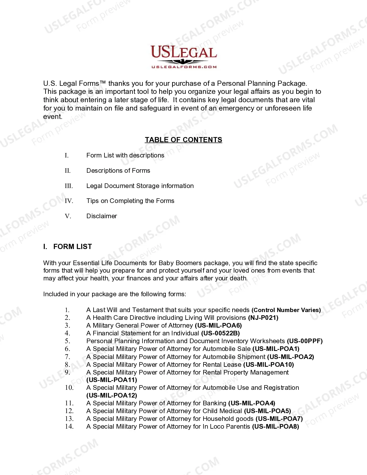 Preview New Mexico Essential Legal Life Documents for Military Personnel