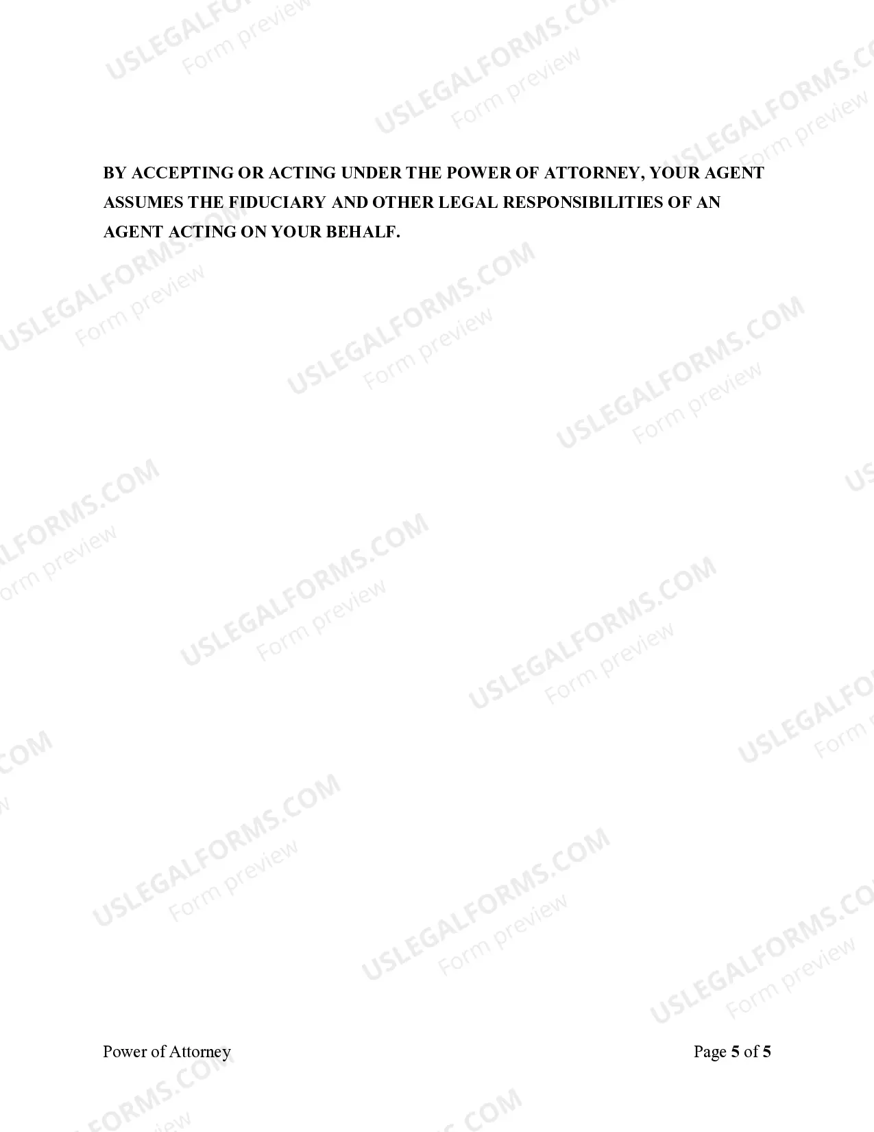 Preview General Power of Attorney for Care and Custody of Child or Children