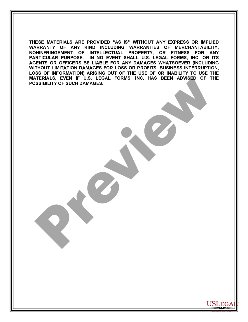 page 3 Bill of Sale Package preview