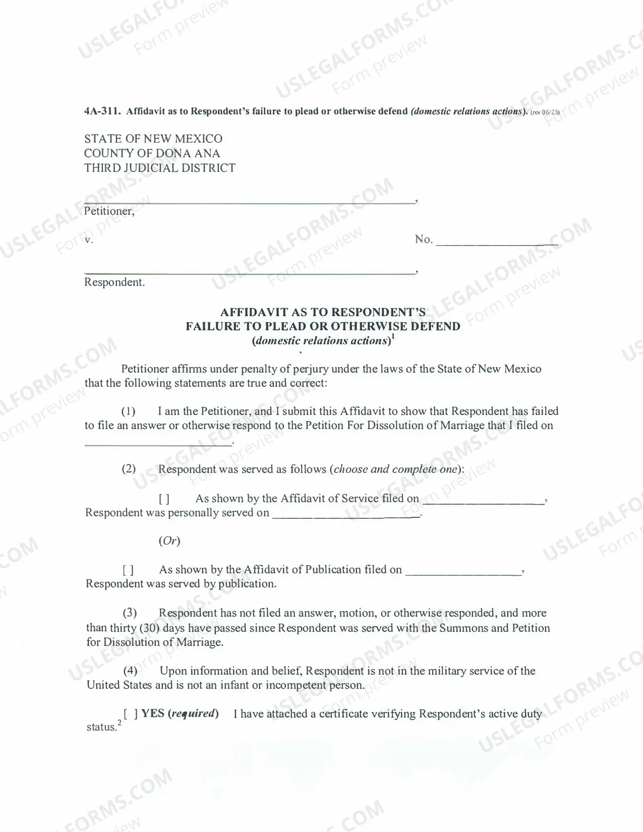 Preview Starting Your Default Paternity Package - Third Judicial District