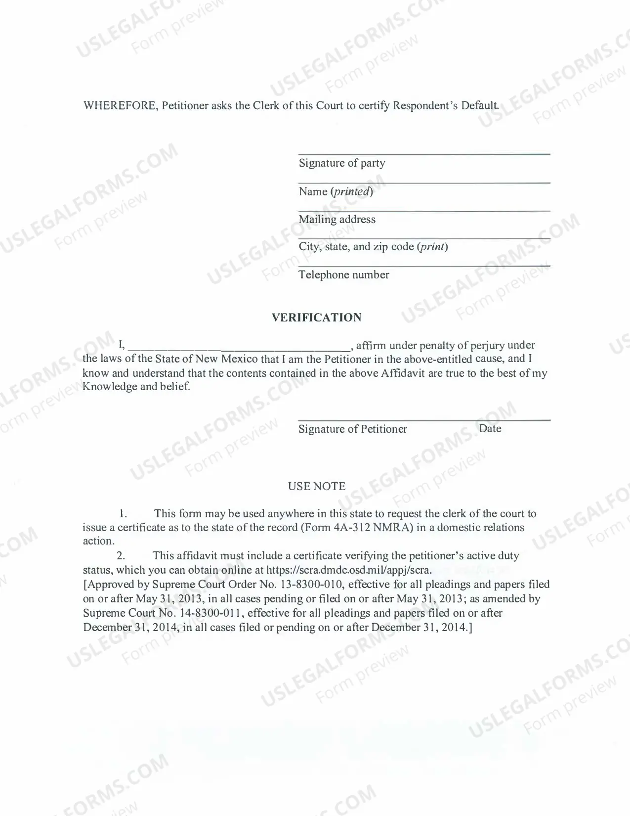 Preview Starting Your Default Paternity Package - Third Judicial District