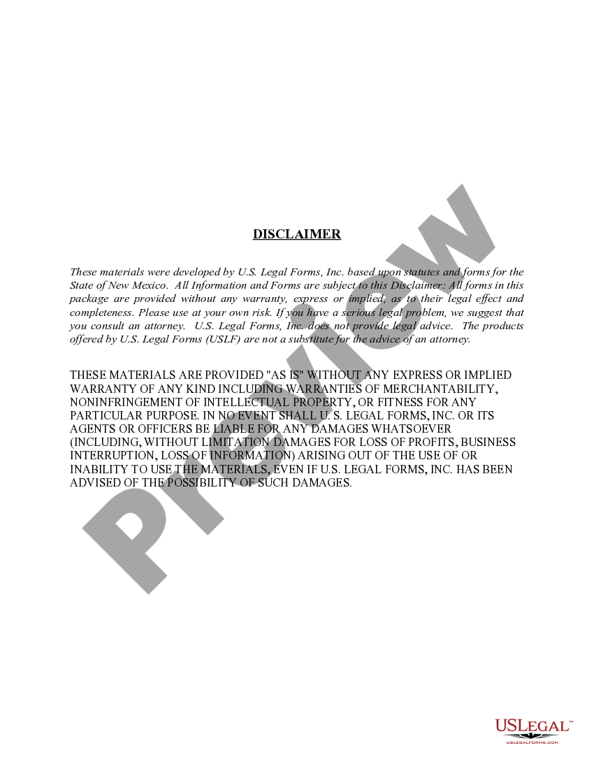 New Mexico Warranty Deed to convert Community Property to Joint Tenancy