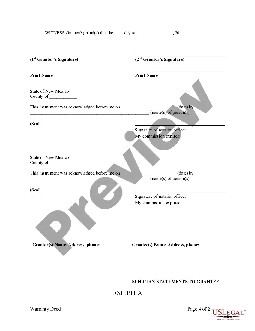 Preview Warranty Deed for Separate or Joint Property to Joint Tenancy