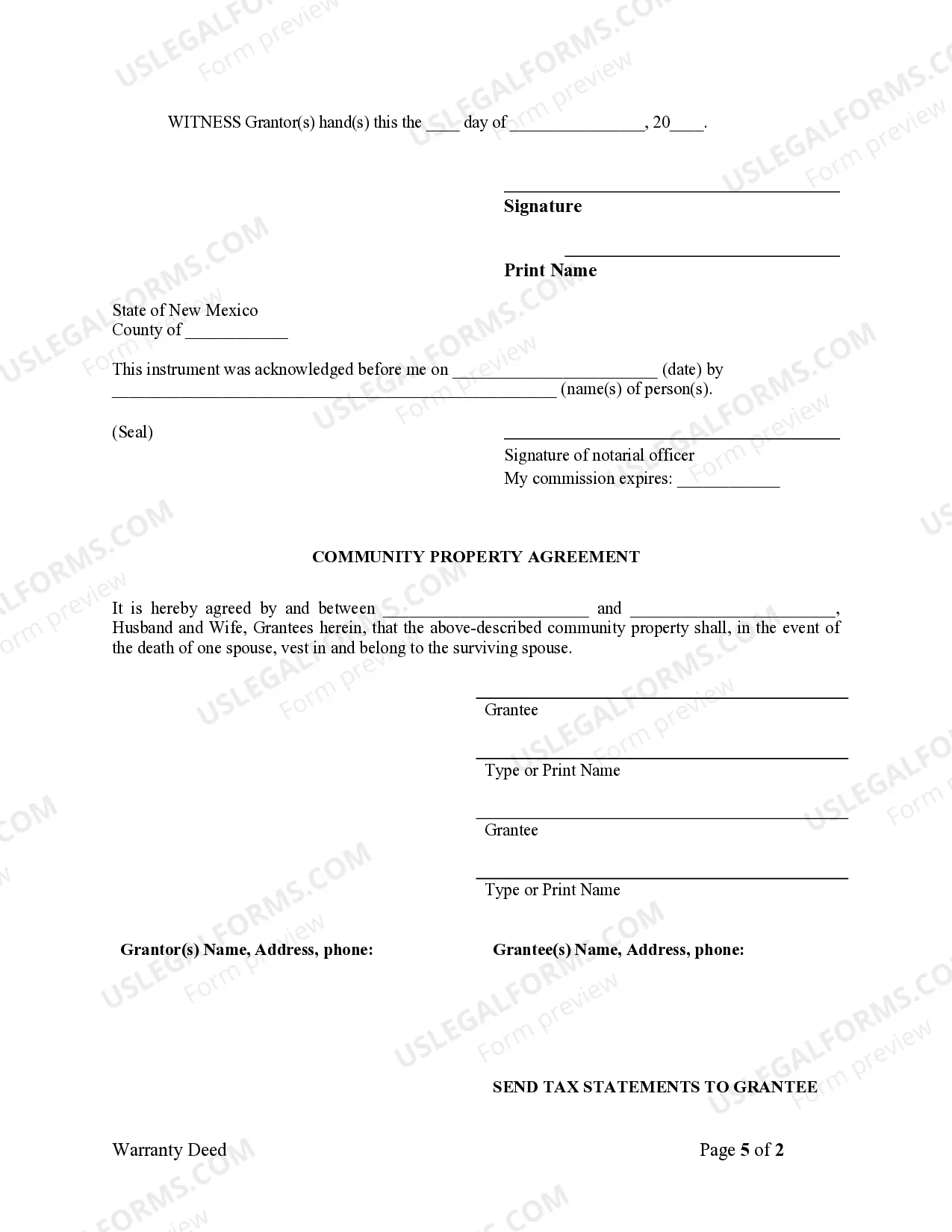 Preview Warranty Deed to Separate Property of One Spouse to Both Spouses as Joint Tenants