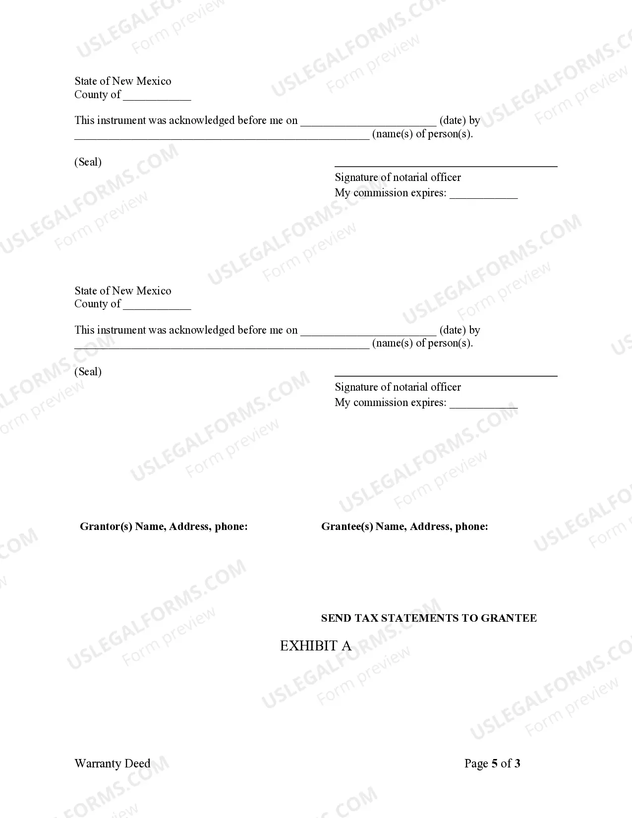 Preview Warranty Deed for Co-Trustees to Husband and Wife as Tenants in Common or as Community Property
