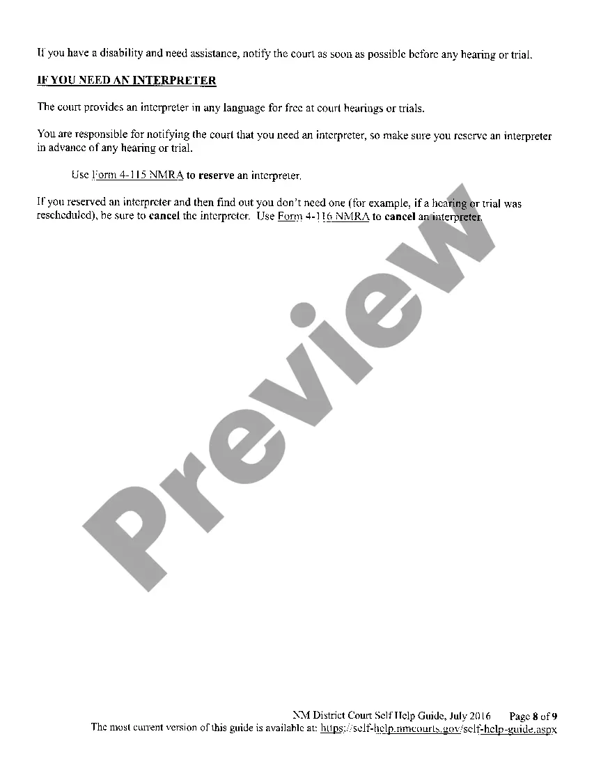 Preview Name Change Instructions and Forms for a Minor Under Age 14 - Sierra County Only